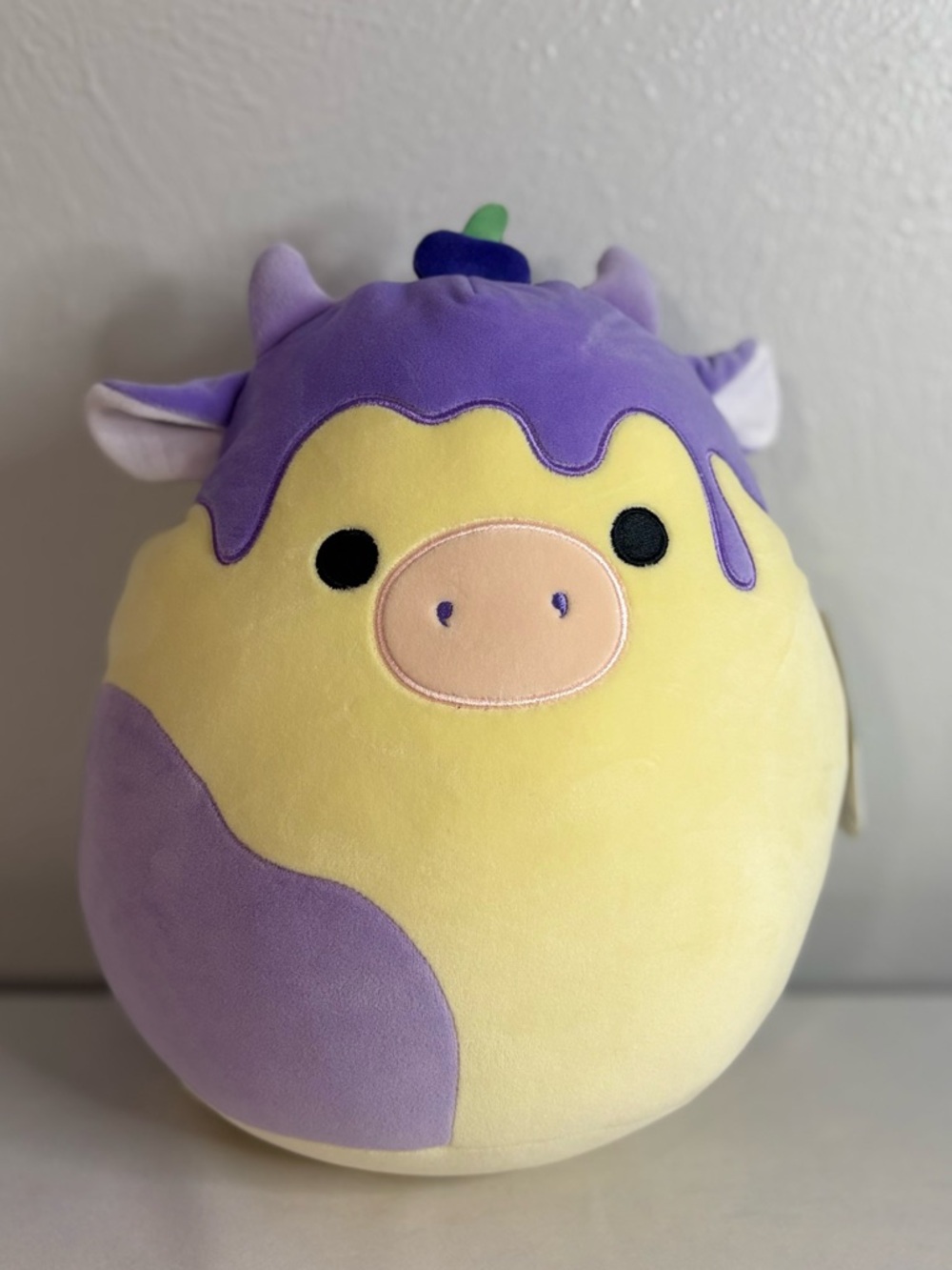 Squishmallows Benito the Blueberry Cheesecake Cow 12-inch Plush - NWT free ship